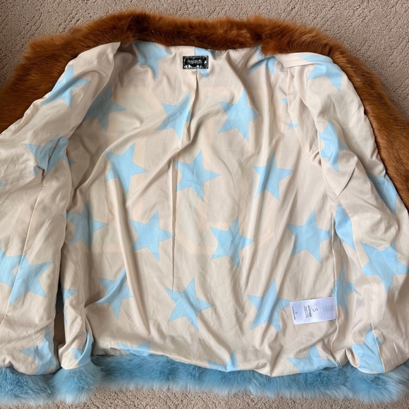 Mother Intarsia Faux Fur Boxy Jacket - Picture 12 of 16